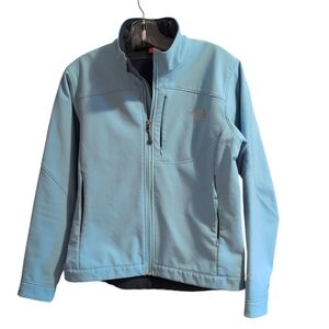 The North Face Apex Bionic Jacket Women’s Medium Light Blue Softshell Full Zip